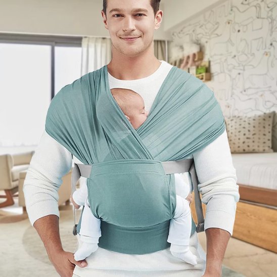 Écharpe de portage ergonomique pour un lien parent enfant unique